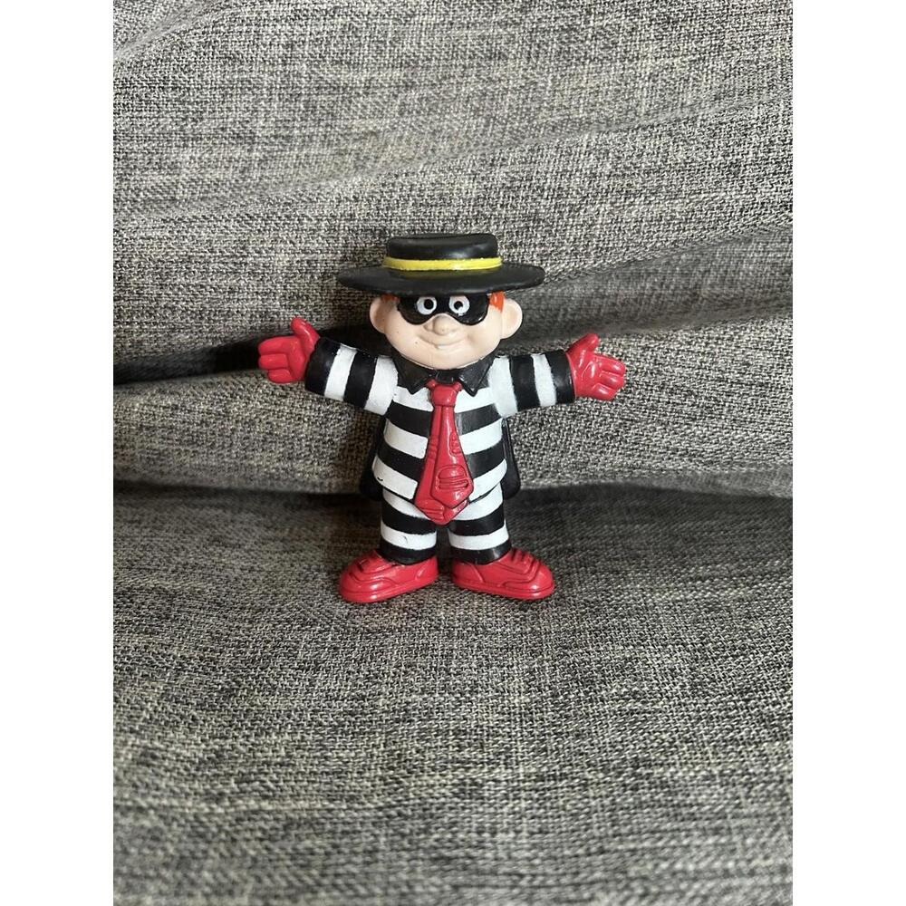 1995 McDonalds Toy Hamburgler 3" PVC Figure 90's Pop Culture Vintage